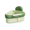 Suction Cup Sink Corner Rack