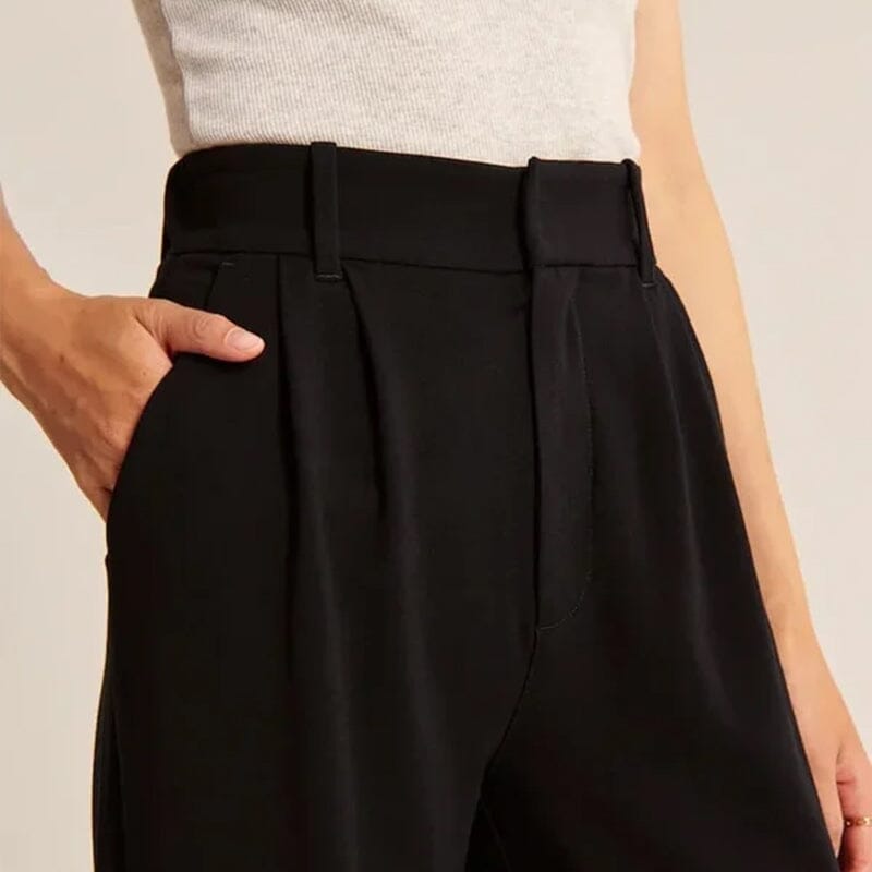 (🔥Last Day Promotion - 50%OFF) High Waist Tailored Wide Leg Pants