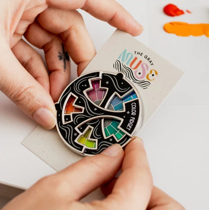 🎁TikTok Last Day Sale - 70% OFF🎉Color Fidget Enamel Pin🌈