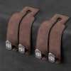 TwinHook Leather Car Headrest Hangers