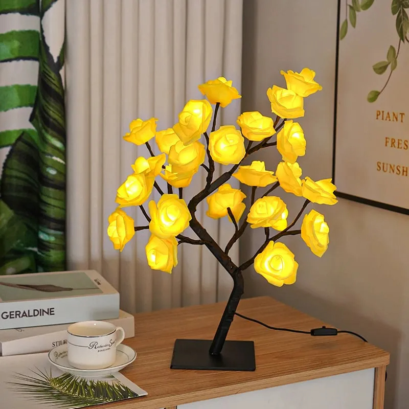 💥LAST DAY SALE 50% OFF💥Forever Rose Tree Lamp⚡BUY 2 FREE SHIPPING