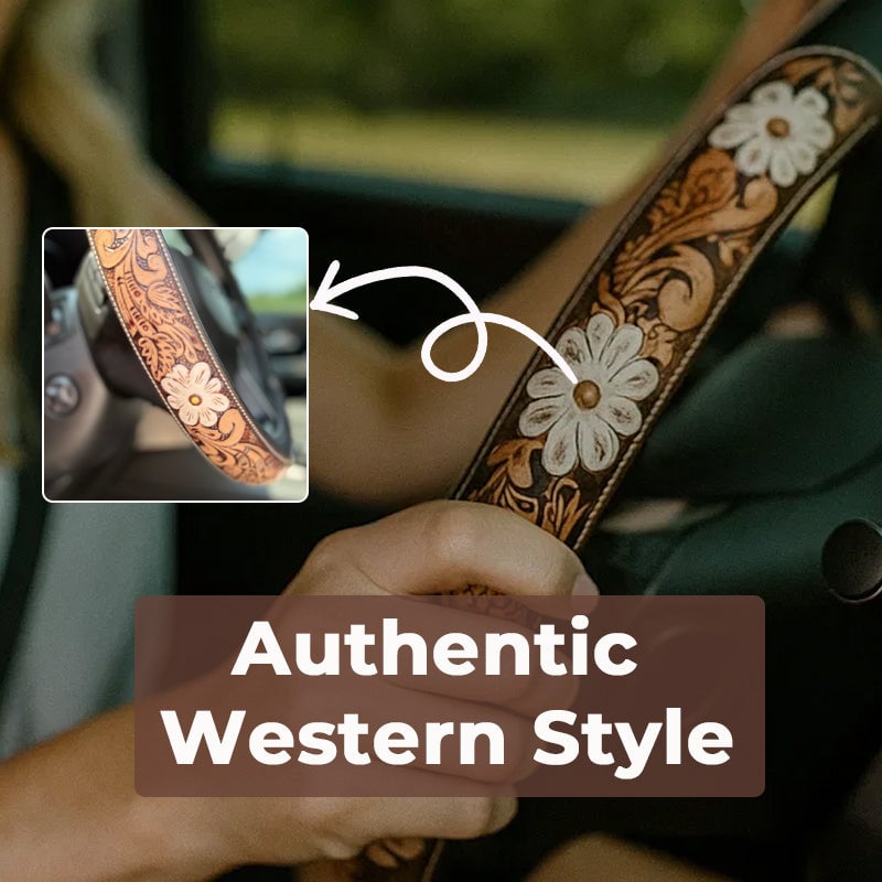 ⏰LAST DAY SALE 50% OFF🔥Western Steering Wheel Cover
