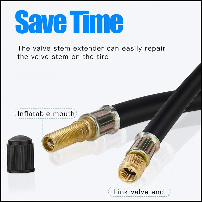 🔥 2024 HOT SALE 49% OFF 🔥Universal Flexible Tire Valve Extenders (for Car, Motorcycle, RV, Truck, Bike, Scooter)