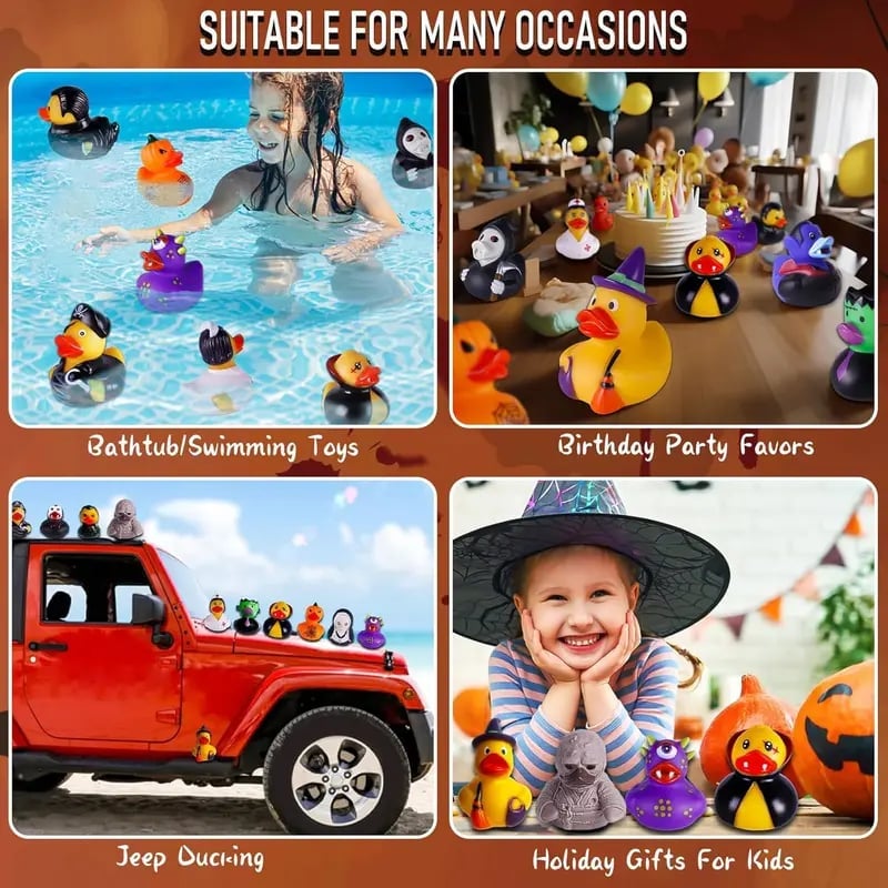 🎁TikTok Last Day Sale - 70% OFF🔥 Advent Calendar 2025 Horror Rubber Duckies🦆