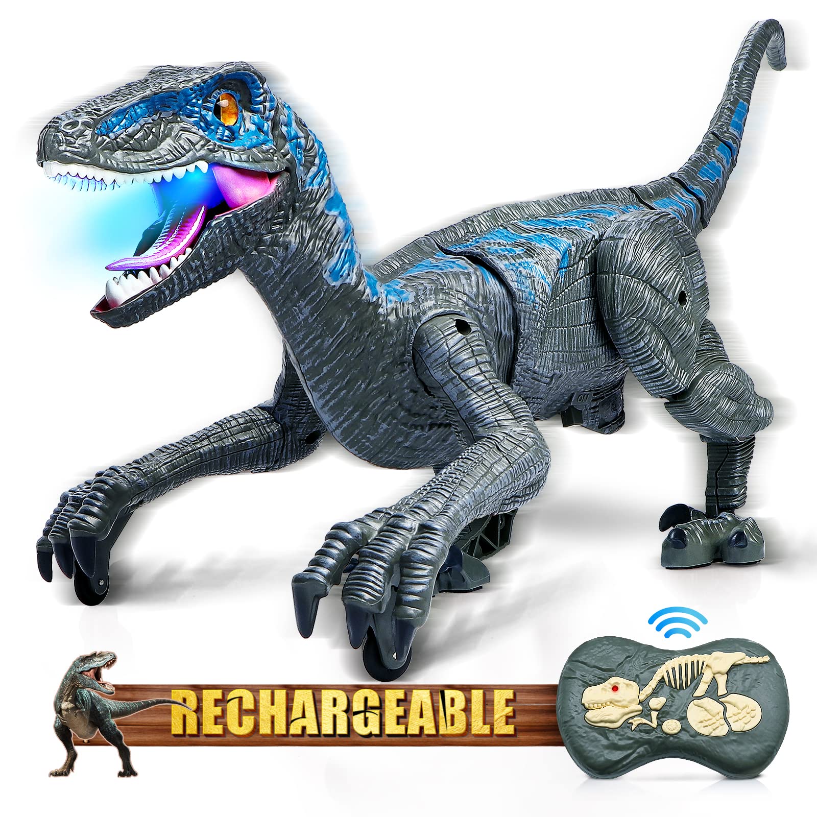(🔥Last Day Promotion- SAVE 70% OFF)Remote Control Velociraptor-FREE SHIPPING TODAY