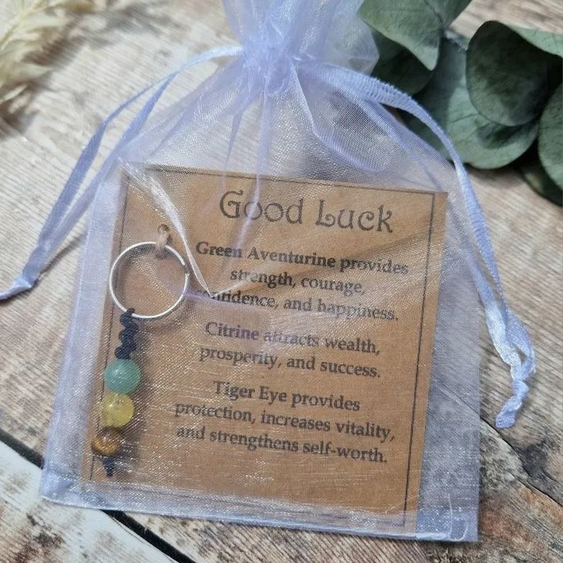 💕Healing Gemstone Keychain