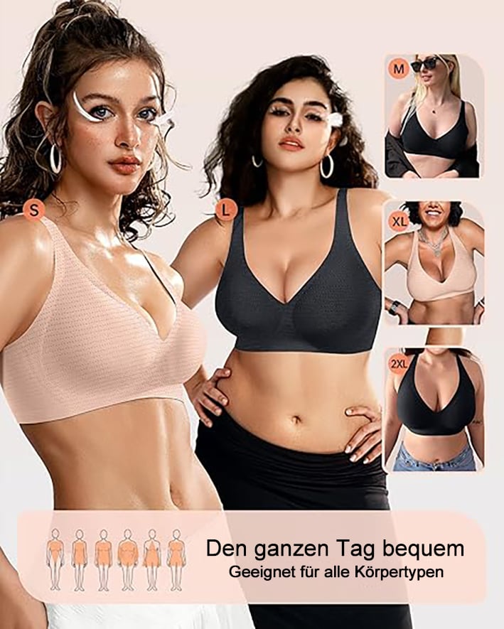 🔥Letzter Tag Verkauf 49% Rabatt🔥Bequeme Push-Up-Bralettes ohne Bügel für Damen