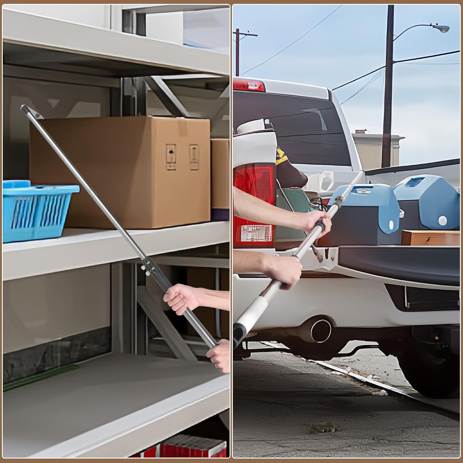 ⏰Last Day Promotion 49% OFF✨Truck Cargo Grabber, Telescoping Pickup Truck Bed Retriever Tool