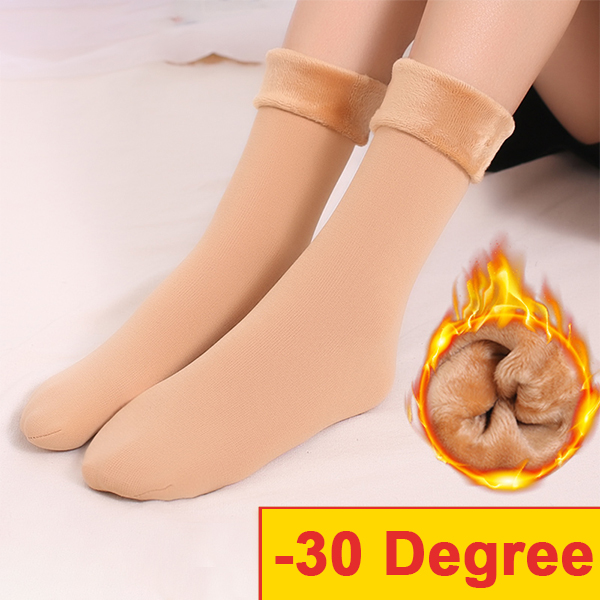 (🎅EARLY XMAS SALE - 50% OFF) Winter Wool Cotton Velvet Warm Socks, Buy 8 Free shipping