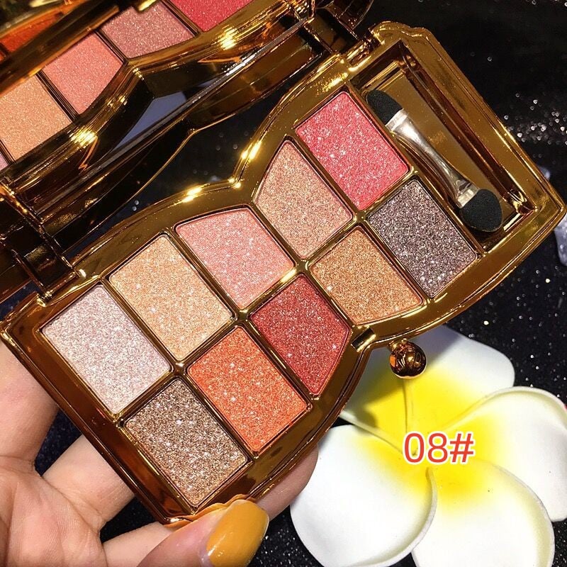 🔥Hot Sale 49% OFF✨10 Colors Sparkle Shimmer Eyeshadow Palette