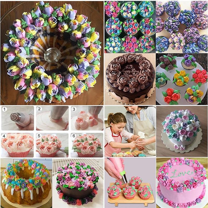 Flower-Shaped Frosting Nozzles
