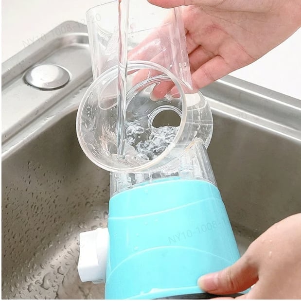 🔥3 in 1 Rotary Cheese Grater Vegetable Slicer