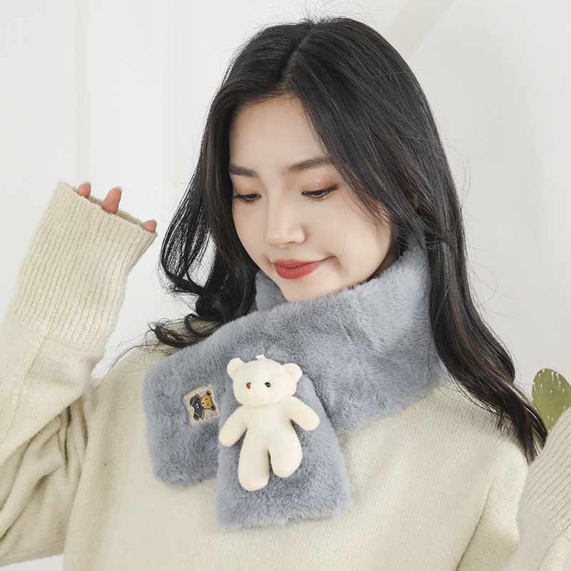 🌲Christmas Sale 48% OFF🔥 Cute Bear Plush Bib  For Adult And Child