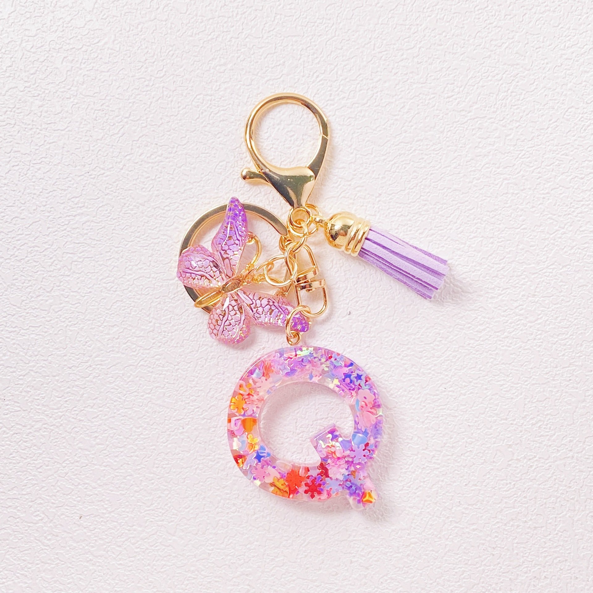 🎁TikTok Last Day Sale - 70% OFF🔥Initial Letter Keychains🦋