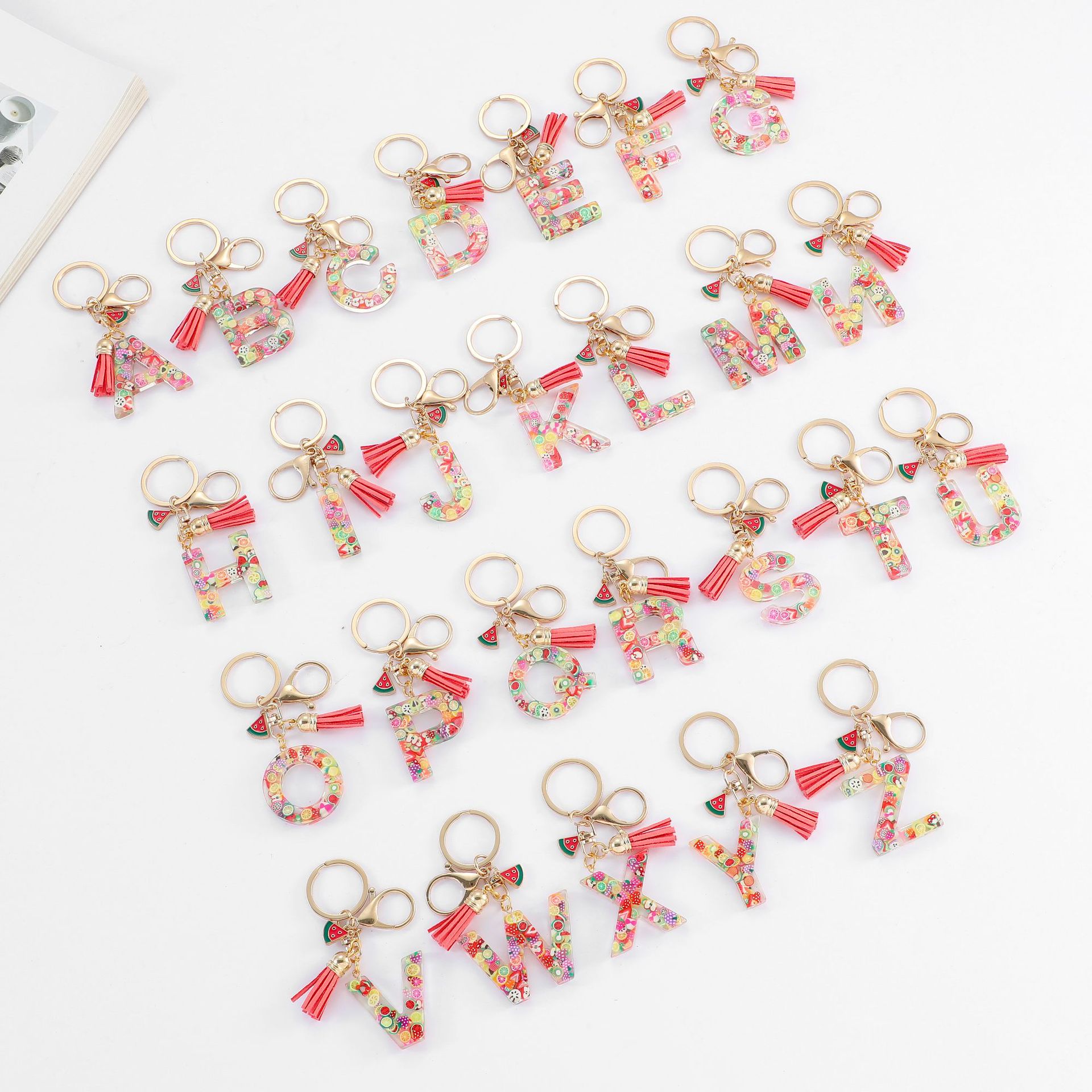 🎁TikTok Last Day Sale - 70% OFF🔥Initial Letter Keychains🦋