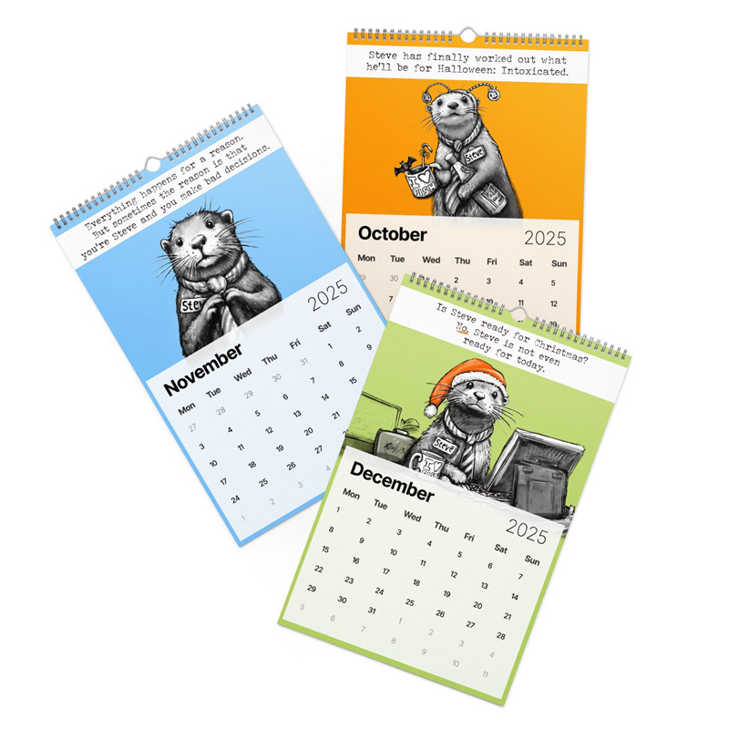 🎄Steve Wall Calendar✨