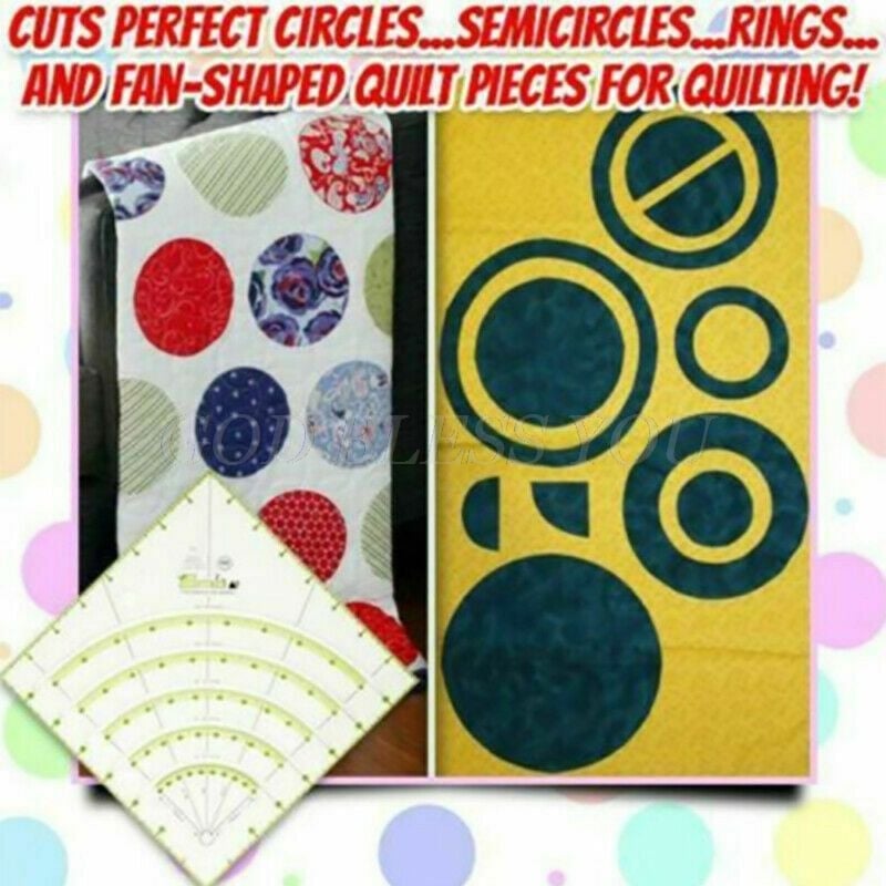 Circular cutting ruler