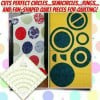 Circular cutting ruler