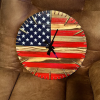 🔥Handmade American Flag Clock (𝐀𝐥𝐚𝐧 𝐄𝐰𝐞𝐧 𝐇𝐚𝐧𝐝𝐦𝐚𝐝𝐞®)