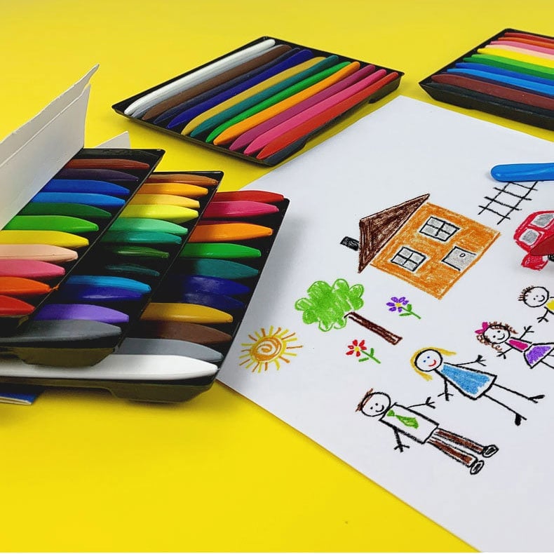 (Last Day Promotion - 50% OFF) Safe And Non-Toxic Crayons, BUY 2 FREE SHIPPING