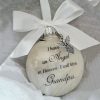 (Christmas Pre Sale- 50% OFF) Christmas Ornaments Feather Ball- Angel In Heaven Memorial Ornamen