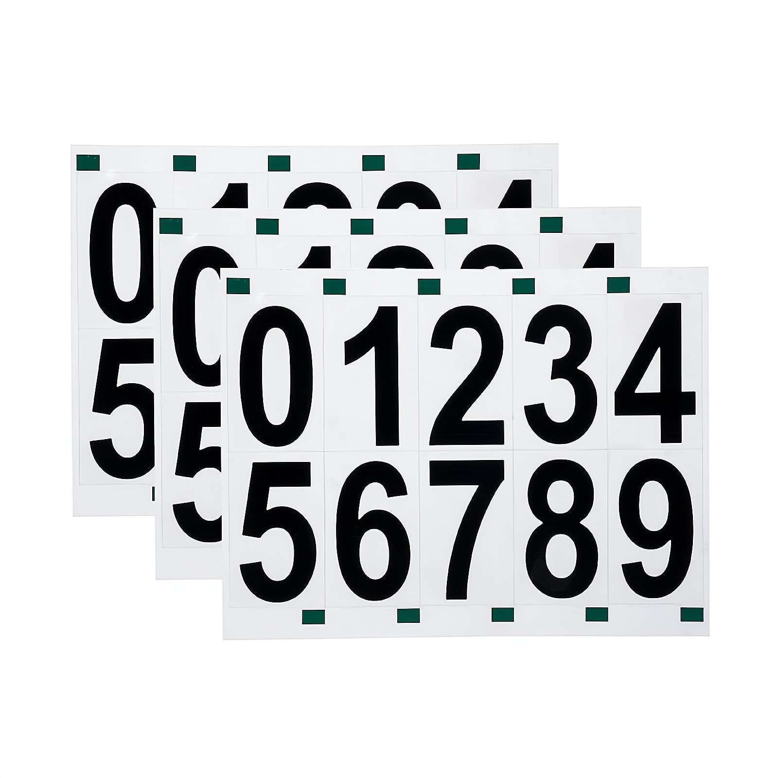 🔥LAST DAY SALE 50% OFF💥Car Number Stickers⚡Buy 3 Get 1 Free (12 Pcs)