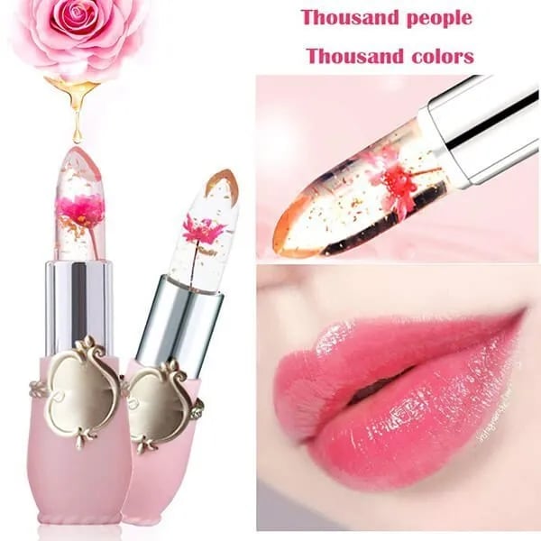 🎁TikTok Spring Last Day Promotion 48% OFF-🎁-Crystal Jelly Flower Color Changing  Lipstick