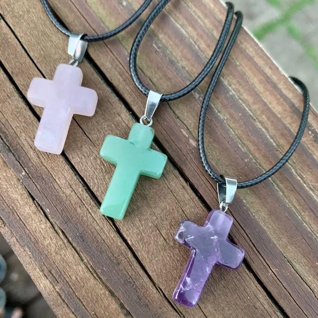 ✝️100% Handmade Crystal Cross Healing Heart