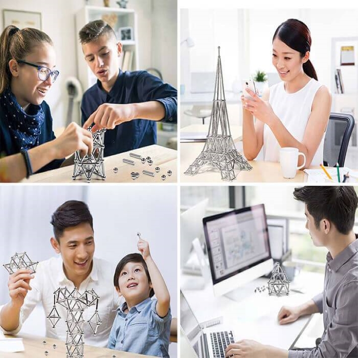 (New Year Sale- Save 50% OFF) DIY Magnetic Sticks And Balls- Buy 2 Free Shipping