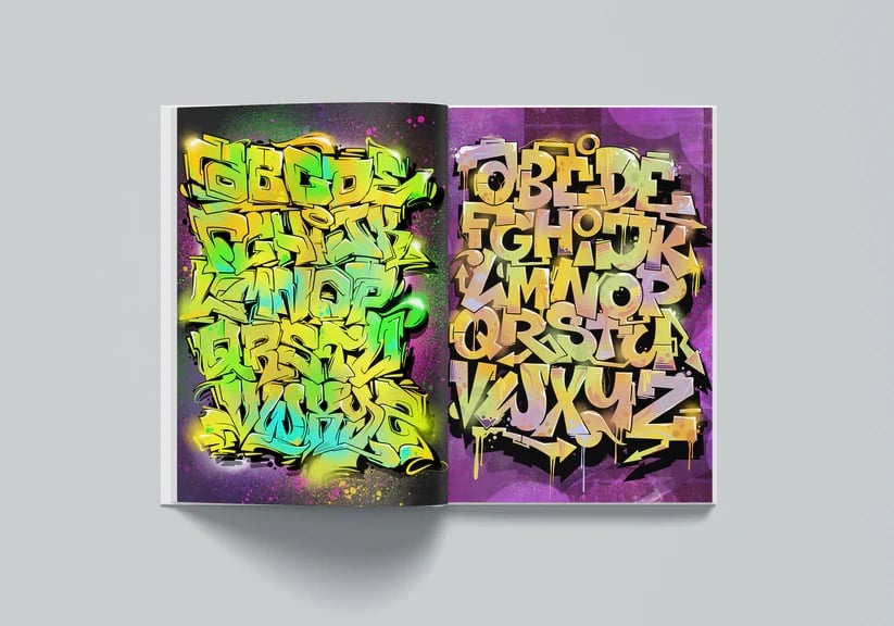 🎨GRAFFLETTERS - COLLECTOR EDITION🔤(📚HARDCOVER)🔥BUY 2 FREE SHIPPING