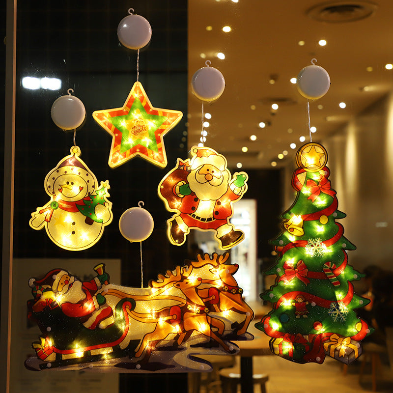 🔥Christmas Window Hanging Lights🎄