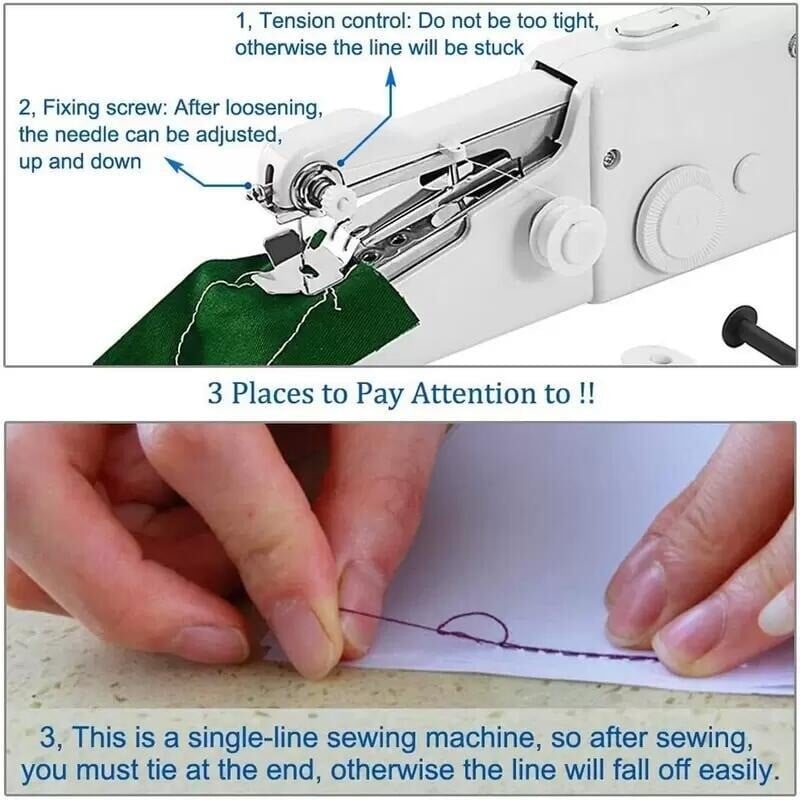 🔥LAST DAY-50% OFF🔥Portable Handheld Sewing Machine - Buy 2 25% OFF