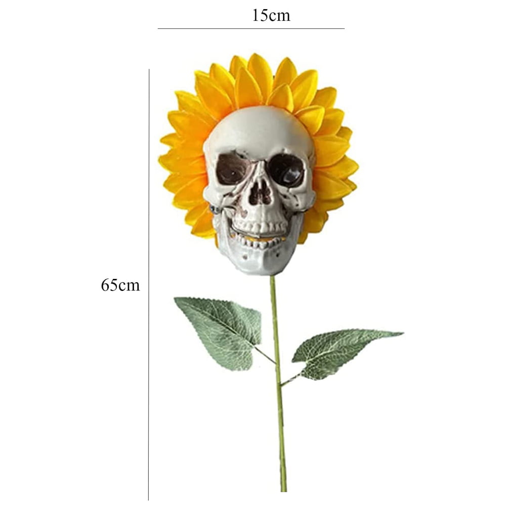 (🎃HALLOWEEN SALE-48% OFF)Halloween Sunflower Skull Garden Decoration