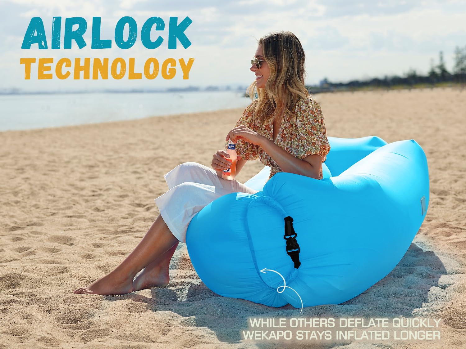 🔥Last day Clearance Sale 60% OFF🔥Inflatable Lounger Air Sofa Hammock-Portable