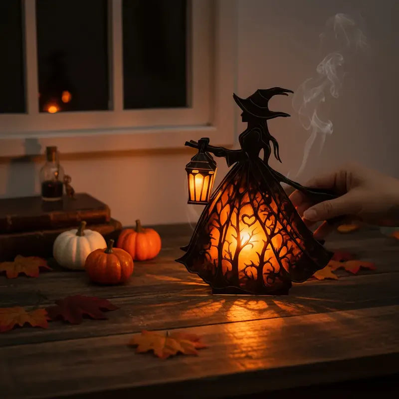 💥LAST DAY SALE 50% OFF🧙🏻‍♀️Dark Night Witch Lamp🖤BUY 2 FREE SHIPPING