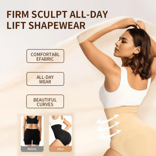 🏆Kaufen Sie 1, erhalten Sie 1 kostenlos🎉Shapewear-Höschen mit hoher Taille und Bauchkontrolle