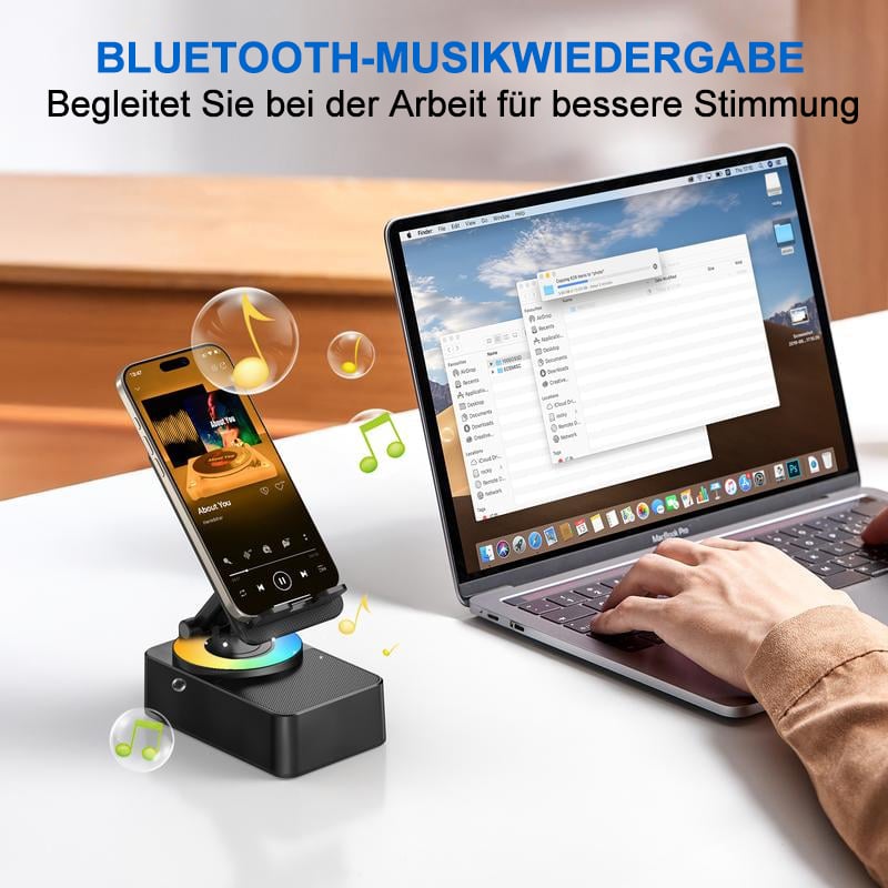 🔥Letzter Tag Verkauf 49% Rabatt🔥 5-in-1-Telefonhalter für kabellose Audio-Bluetooth-Lautsprecher