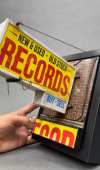 💽Record Store Retro Wall Light - Record Collector Gift✨