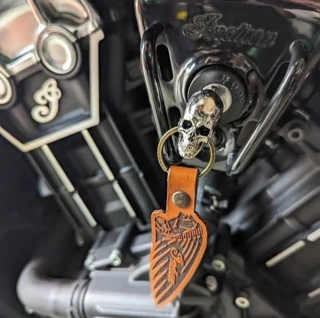 Universal Metal Devil Skull Key Cover for Motorcycles