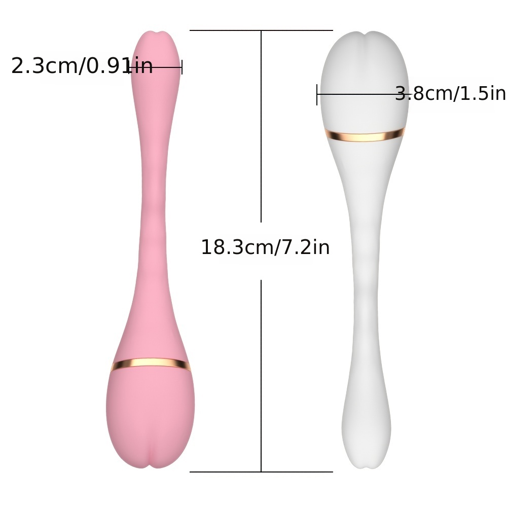 SHEMESIX - Female Masturbation Vibrating Egg-Wireless Flower Mandarin Duck Double-headed Vibrating Egg Vibrating Egg Vibrator