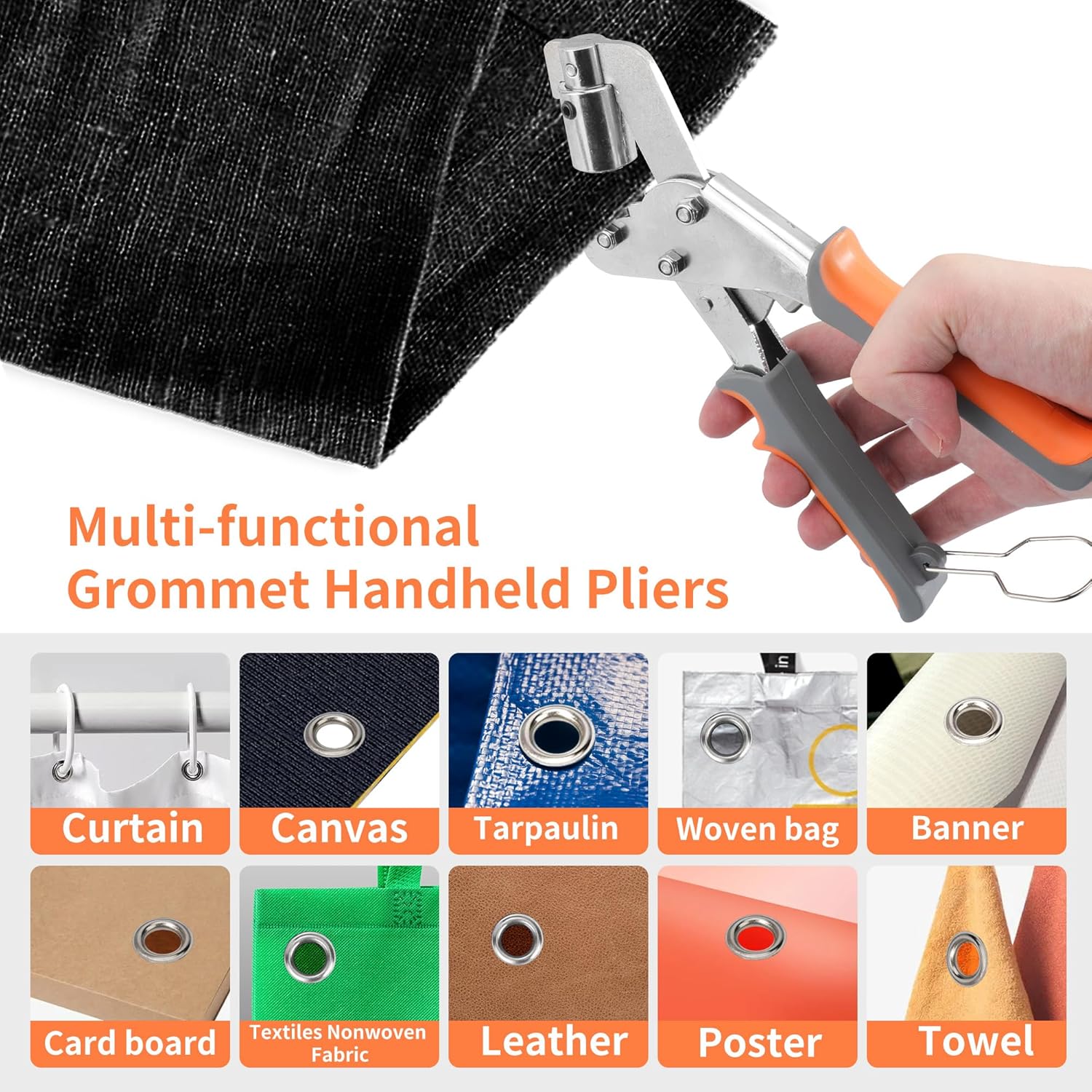 🍂TikTok Fall Sale — Last Day 70% OFF🎉Heavy-Duty Professional Grommet Tool Kit