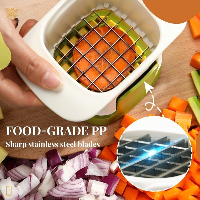 Last Day Promotion - 2-in-1 Vegetable Chopper Dicing & Slitting - Buy 3 Free Shipping NOW