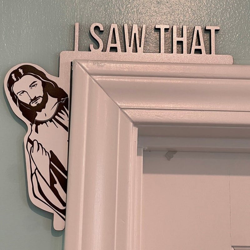 🎁Hot Sale🎁Jesus Funny Home Decor I Saw That