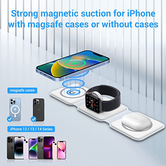(🎄Christmas Promotion--48% OFF)3-in-1 Magnetic Wireless Charger(Free shipping)