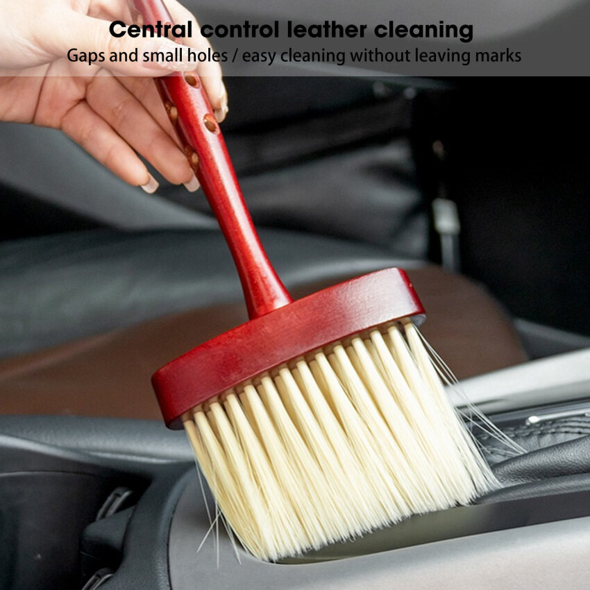 (🎄CHRISTMAS EARLY SALE-48% OFF) Car Interior Solid Wood Brush(BUY 2 GET 1 FREE)