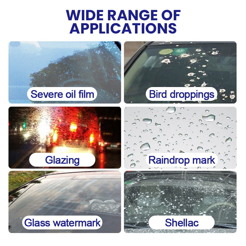 Last Day Promotion 70% OFF - 🔥Car Glass Oil Film Remover⚡Buy 2 Get 1 Free(3 Pcs)