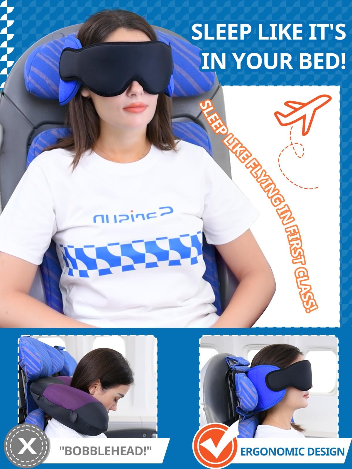 🔥Last Day 50% OFF🔥Memory Foam Travel Pillows