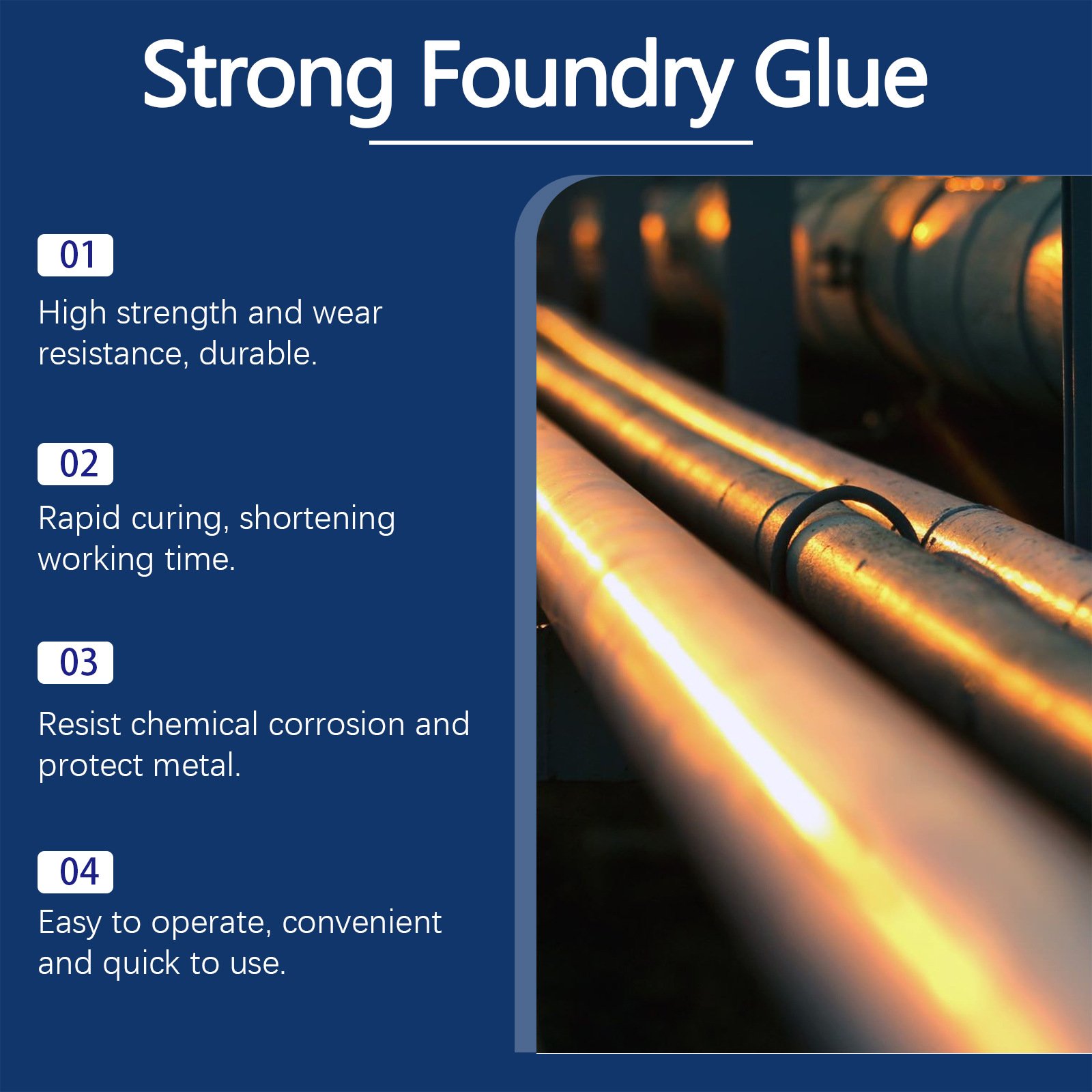 ⏰LAST DAY SALE 50% OFF💥Strong Foundry Glue