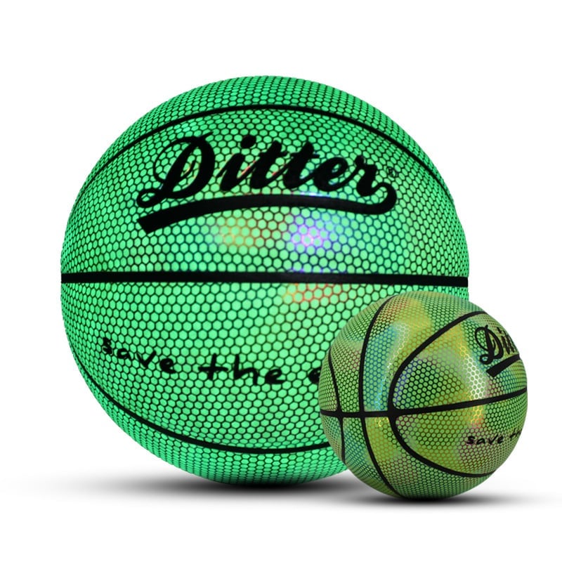 (🎄CHRISTMAS SALE NOW-48% OFF) Holographic Reflective Glowing Basketball(BUY 2 GET FREE SHIPPING)