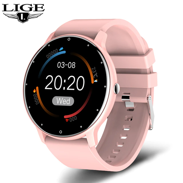 LIGE IP67 Waterproof Smart Screen Watch